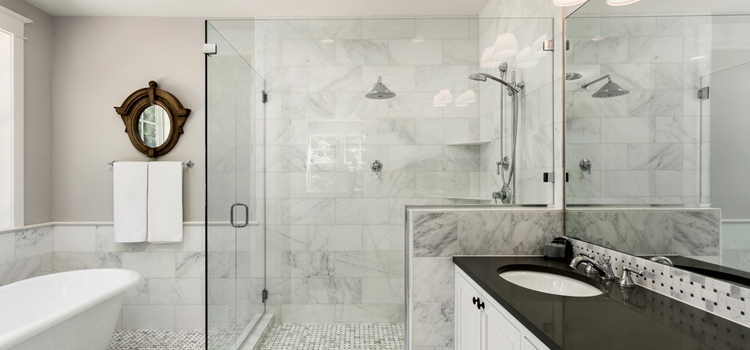 bathroom shower door installation in Lodi